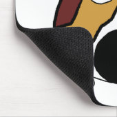 Roter Tri aussie Mousepad (Ecke)