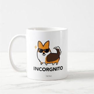 Roter Tricolor Corgi mit Schwanz Incorgnito Tasse