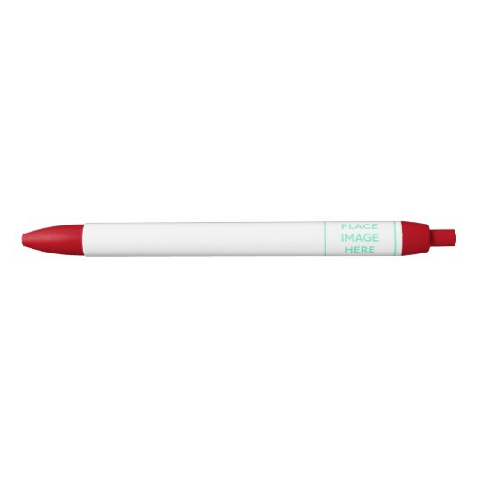 Roter Trimmstift, schwarze Tinte Kugelschreiber (Vorderseite)
