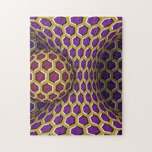 Roter Tube und optische Illusion Puzzle (Vertikal)