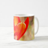 Roter Tulip-Blossom Kaffeetasse (VorderseiteRechts)