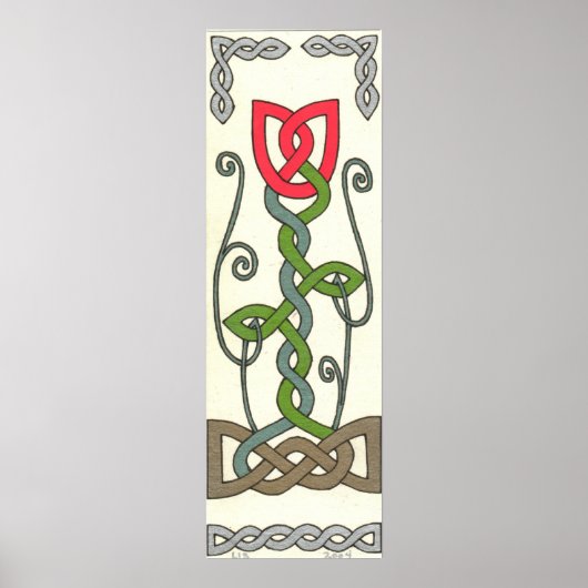 Roter Tulip Poster (Vorne)