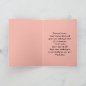 Roter Tulip zum Geburtstag Karte (Innenseite)