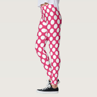 Roter Tupfen Custom – Elegante Mode Leggings