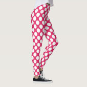 Roter Tupfen Custom – Elegante Mode Leggings (Rechts)