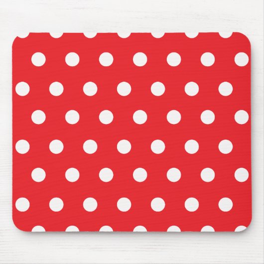 Roter Tupfen Mousepad (Vorne)