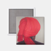 Roter Turban 2012 Magnet (Vorderseite/Rückseite)