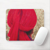 Roter Turban auf Goldblatt 2014 Mousepad (Mit Mouse)