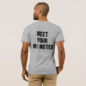 roter Typ T-Shirt (Schwarz voll)