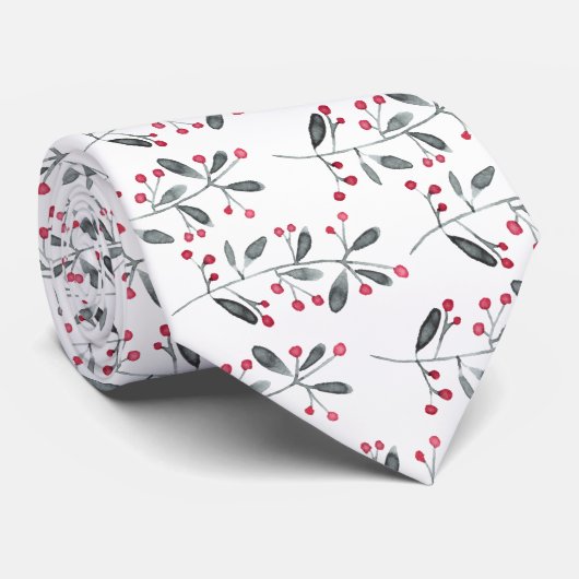 Roter u. grüner krawatte (Gerollt)