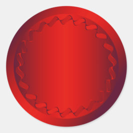 Roter Umschlag Aufkleber