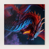 Roter und Blauer Drache Puzzle (Horizontal)