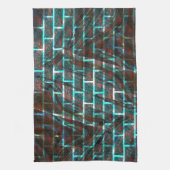 Roter und blauer Farbeffekt, Gitter oder Kratzstei Geschirrtuch (Vertikal)