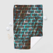 Roter und blauer Farbeffekt, Gitter oder Kratzstei Golfhandtuch (Insitu)