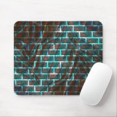 Roter und blauer Farbeffekt, Gitter oder Kratzstei Mousepad (Mit Mouse)