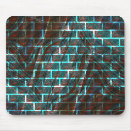 Roter und blauer Farbeffekt, Gitter oder Kratzstei Mousepad