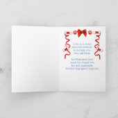 Roter und Blauer Muttertag vom Hund Karte (Innenseite)