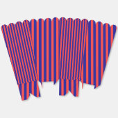 Roter und Blauer Popcorn Geschenkschachtel (Ungeklappt)