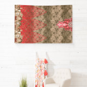 roter und brauner Hintergrund mit roter Grenze Banner (InSitu)