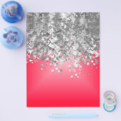 Roter und falscher Glitter Flyer (Einzeln)