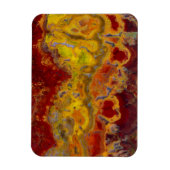 Roter und gelber Crayloa Jasper Magnet (Vertikal)