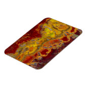 Roter und gelber Crayloa Jasper Magnet (Linke Seite)