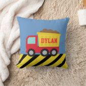 Roter und gelber Kipper, für Kinder Kissen (Decke)