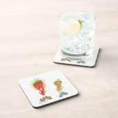 Roter und gelber Paprika-Untersetzer Untersetzer (Rechte Seite)