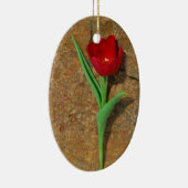 Roter und Gelber Tulip Keramikornament (Rechts)