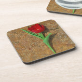 Roter und Gelber Tulip Untersetzer (Linke Seite)