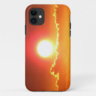 Roter und goldener Hawaiianer Sonnenuntergang iPhone 11 Hülle