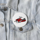 Roter und grauer Schneemobil Button (Beispiel)