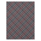 Roter und grauer Tartan Tischdecke (Vorderseite)