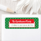 Roter und grüner Feiertag Weihnachten (Insitu)