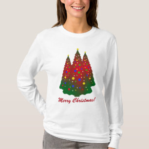 Roter und grüner Froschbaum T-Shirt
