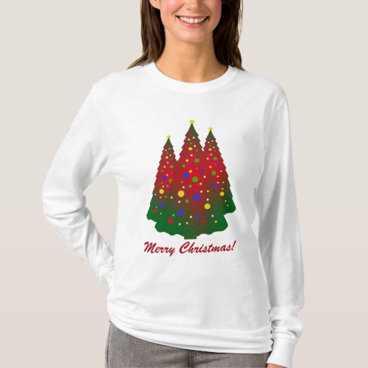 Roter und grüner Froschbaum T-Shirt (Vorderseite)