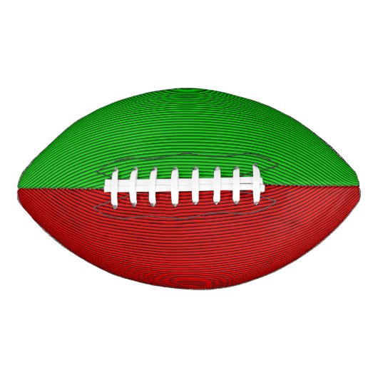 Roter und grüner Fußball Football (Vorderseite)