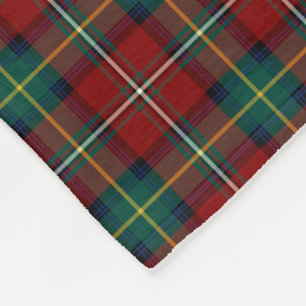 Roter und grüner karierter Clan Boyd Tartan Fleecedecke