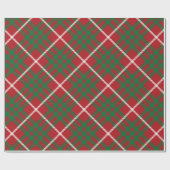 Roter und grüner Karo Geschenkpapier (Flach)