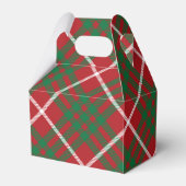 Roter und grüner Karo Geschenkschachtel (Rückseite)