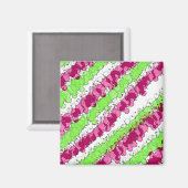 Roter und grüner Spritzer erschüttert Magnet (Vorderseite/Rückseite)