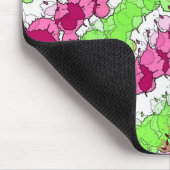 Roter und grüner Spritzer erschüttert Mousepad (Ecke)