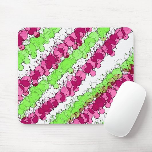 Roter und grüner Spritzer erschüttert Mousepad (Mit Mouse)