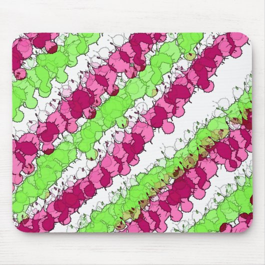 Roter und grüner Spritzer erschüttert Mousepad (Vorne)