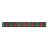 Roter und grüner Tartan Kariert Satinband (Vorderseite)