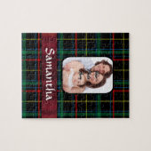 Roter und grüner Tartan Puzzle (Horizontal)