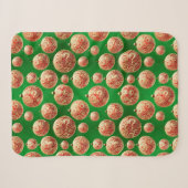 Roter und grüner Urlaub Sherpadecke (Vorderseite (Horizontal))