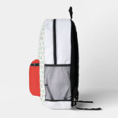Roter und grüner Weihnachtsbaum Bedruckter Rucksack (Rechts)