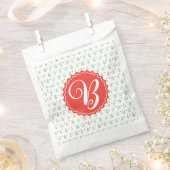 Roter und grüner Weihnachtsbaum Geschenktütchen (Ausgeschnitten)