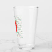 Roter und grüner Weihnachtsbaum Glas (Links)